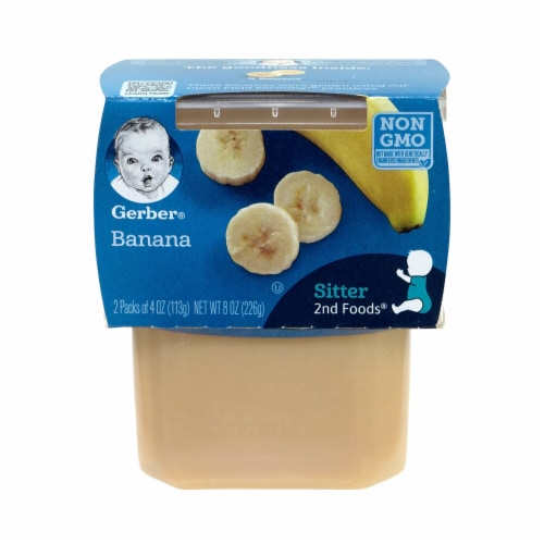 Gerber Nd Foods Banana Baby Food Oz Packs Count Pk Oz