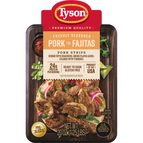 Tyson Pork Strips Seasoned For Fajitas Lb Kroger