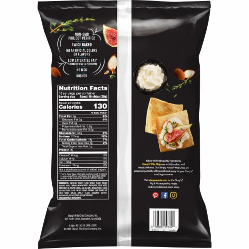 Stacy S Simply Naked Baked Pita Chips Oz Kroger