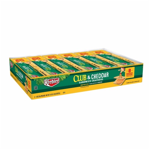 Keebler Club And Cheddar Sandwich Crackers Ct Oz Frys Food