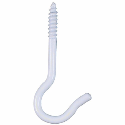 National 2 1 2 In White Ceiling Hook 3 Pack N274928 1 Smiths