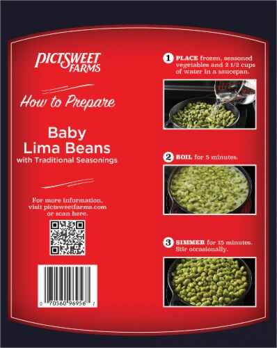 Pictsweet Farms Southern Cooking Seasoned Baby Lima Beans Oz Kroger