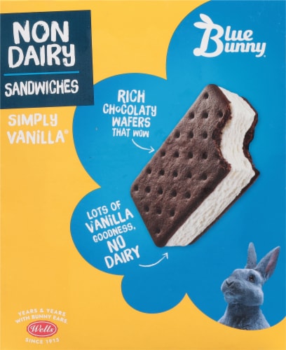 Blue Bunny Vanilla Frozen Dessert Sandwich Ct Fl Oz King