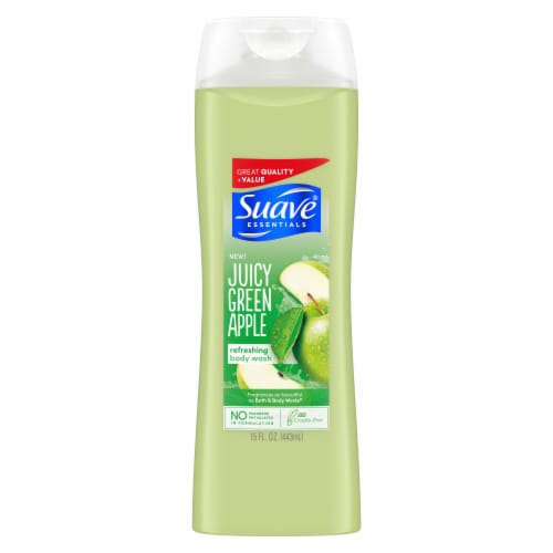 Suave Essentials Juicy Green Apple Body Wash 15 Oz Kroger