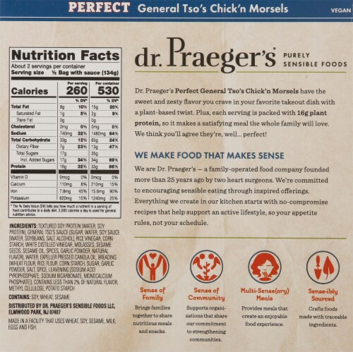 Dr Praeger S Plant Based Perfect General Tso S Chick N Morsels Oz