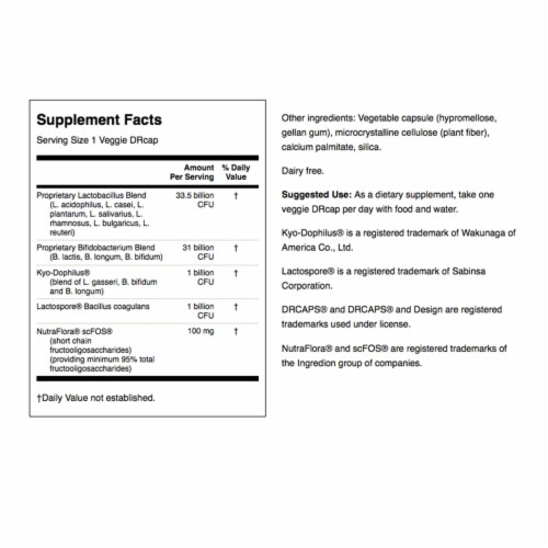 Swanson Ultra Potency Probiotic 60 Caps Digestive Support 66 5 Bill