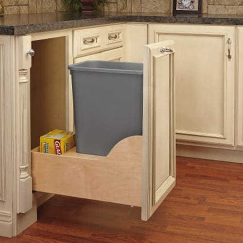 Rev A Shelf Single Pull Out Trash Can 50 Qt W Soft Close Slides 4WCSC