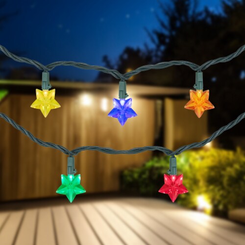 Northlight Count Multi Colored Star Shaped Led Christmas Light Set