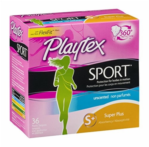 Playtex Sport Super Plus Tampons Unscented Ct Pack Of Pack