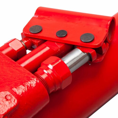 Big Red 8 Ton Hydraulic Long Ram Jack W Double Piston Pump Clevis