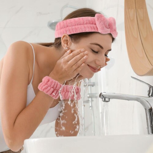 Pack Spa Headband For Washing Face With Wristbands Count Kroger