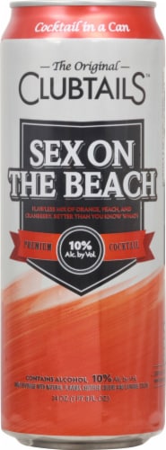 Clubtails Sex On The Beach Premium Cocktail Single Can 24 Oz King