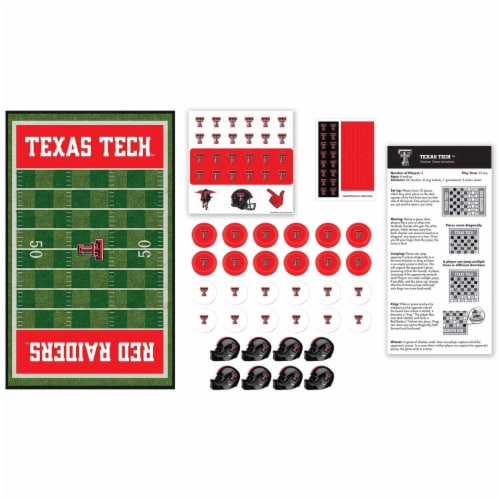 Masterpieces Officially Licensed Ncaa Texas Tech Red Raiders Checkers