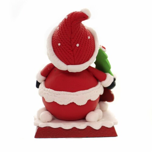 Christmas Santa Snowman Stocking Holder Polyresin Tree D Santa