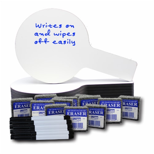 Mini Dry Erase Answer Paddles With Pens And Erasers Class Pack Of