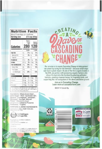 Cascadian Farm Organic Fruit And Nut Granola 11 OZ Case Of 4 11 Oz