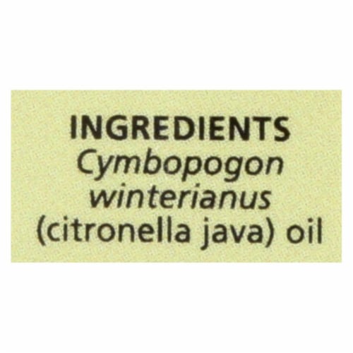 Aura Cacia Pure Essential Oil Citronella Java 0 5 Fl Oz 1 Pack 0 5