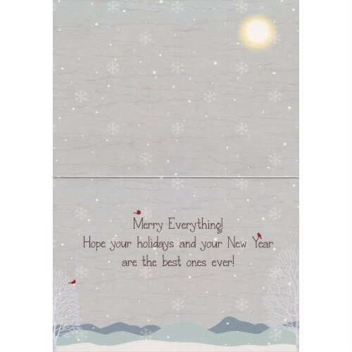 Lpg Greetings Winter Wonderland Glitter Embellished Christmas Cards