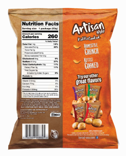 Barcel Artisan Style Habanero Kettle Chips 1 9 Oz Kroger