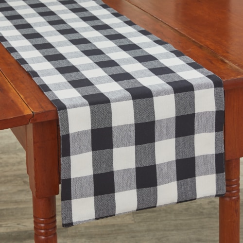 Park Designs Buffalo Check Backed Black Table Runner 14 X 72 1 Table