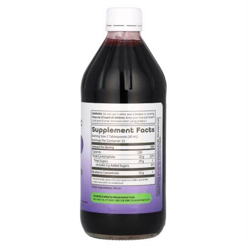 Dynamic Health Blueberry Concentrate Glass Fl Oz Ml Fl