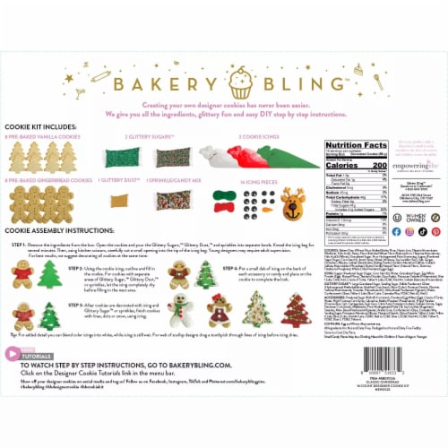 Bakery Bling Christmas Cookie Decorating Kit 16 Count 37 Ounce 1