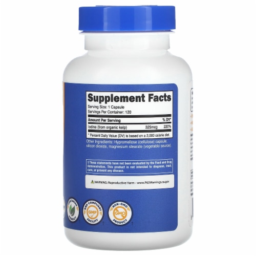 Nutricost Kelp 325 Mg 120 Capsules 120 Count Kroger