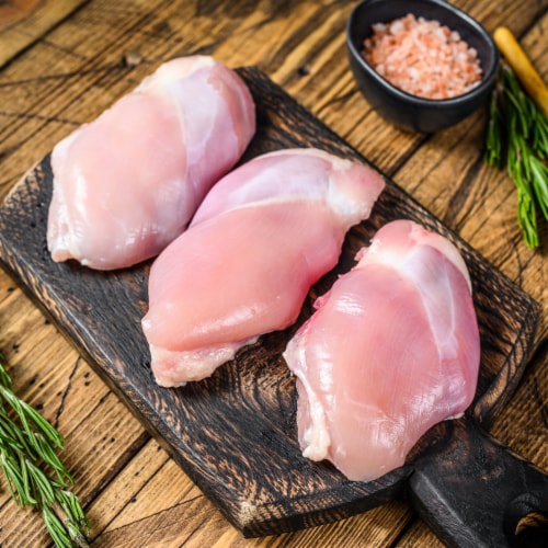 Kosher Boneless Skinless Chicken Leg Thigh Fillets 2x Packs 2 Lbs Per