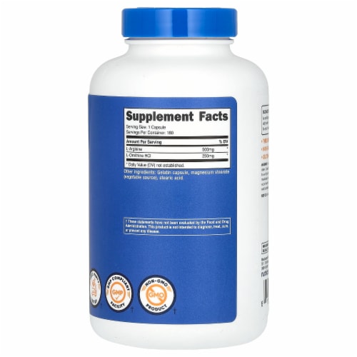 Nutricost L Arginine L Ornithine Mg Capsules Count