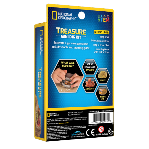 National Geographic Treasure Mini Dig Kit 1 Ct Kroger