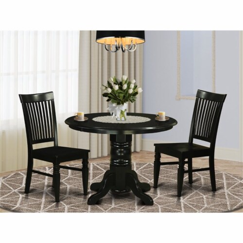 East West Furniture Shelton Piece Traditional Wood Dinette Table Set