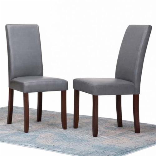 Simpli Home Acadian Transitional Parson Dining Chair Set Of In