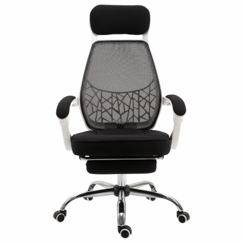 Ergonomically Designed Office Working Desk Chair W Back Angle