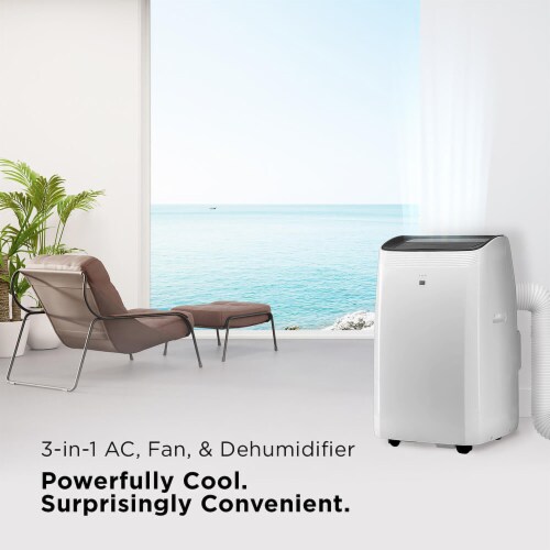 TCL H8P27W 12 000 BTU Smart Portable Air Conditioner With UV C 1