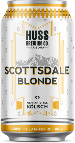 Huss Brewing Co Scottsdale Blonde German Style Kolsch 6 Cans 12 Fl