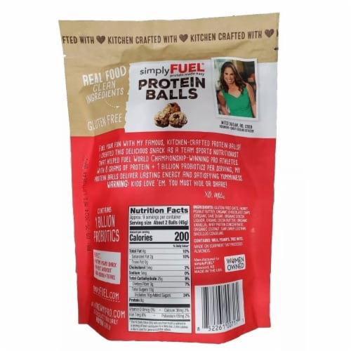 Simply Fuel Protein Balls Chocolate Coconut Peanut Butter Ounce