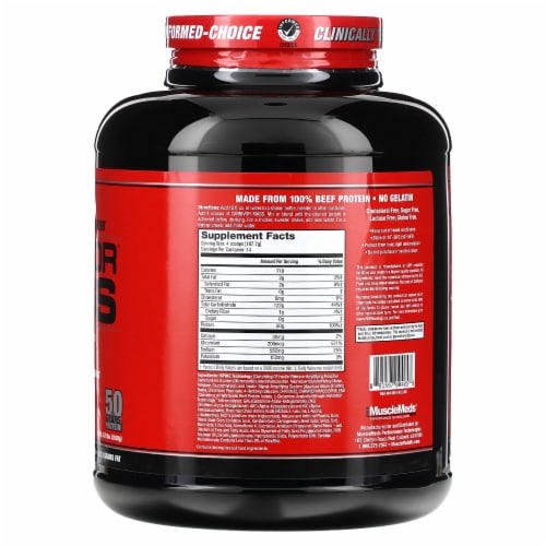 Musclemeds Carnivor Mass Anabolic Beef Protein Gainer Strawberry