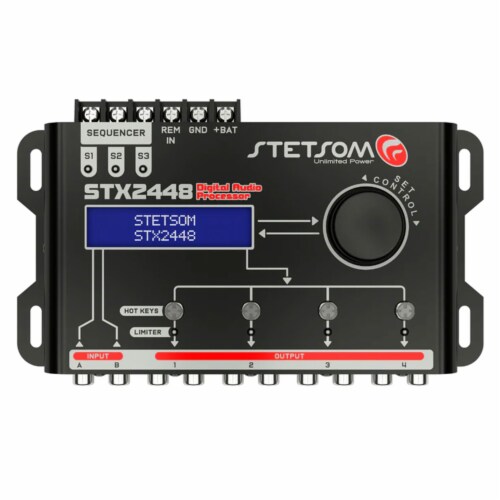 Stetsom Stx Dsp Channel Crossover And Equalizer Signal Processor