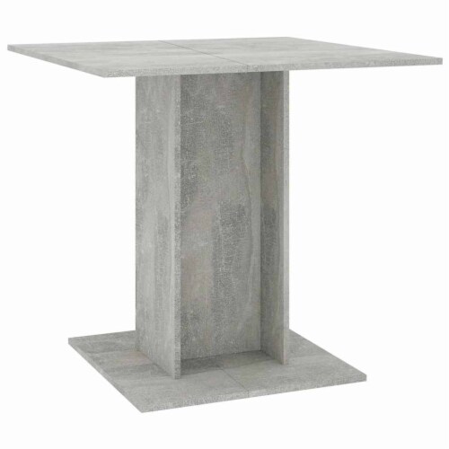 Vidaxl Dining Table Concrete Gray X X Engineered Wood