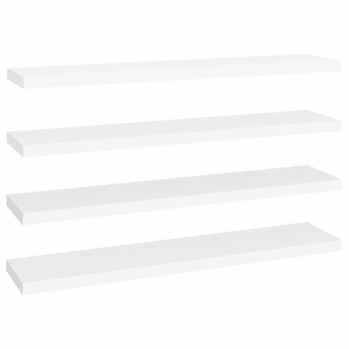 Vidaxl Floating Wall Shelves Pcs White X X Mdf X