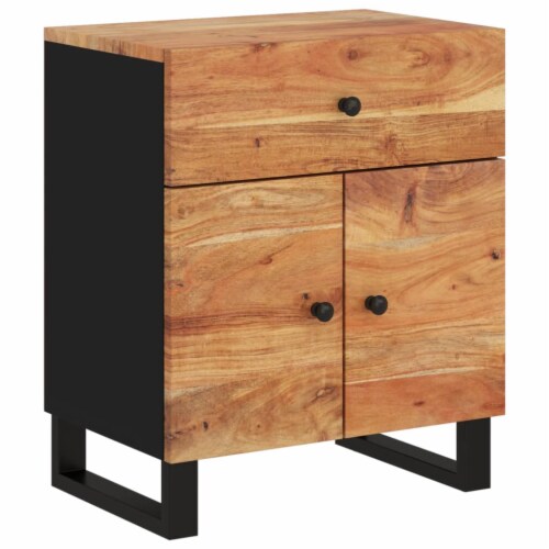 Vidaxl Bedside Cabinet X X Solid Wood Acacia Engineered Wood