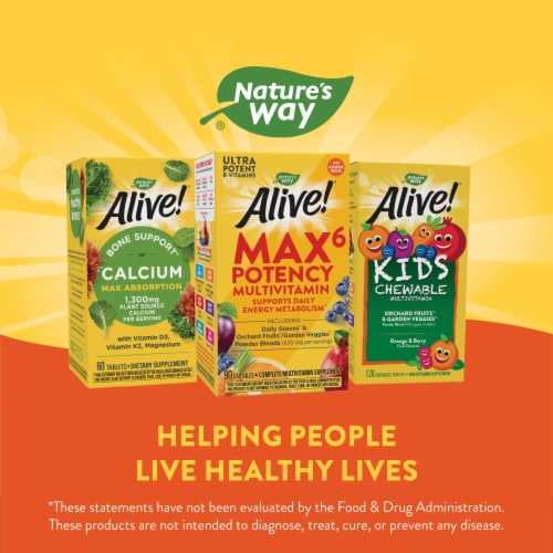 Nature S Way Alive Max Potency Multivitamin Capsules Ct