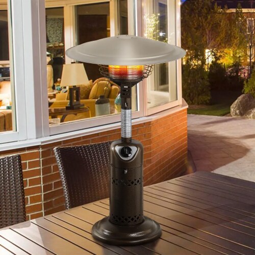 Four Seasons Courtyard 10000BTU Tabletop Gas Patio Heater Holds 1lb