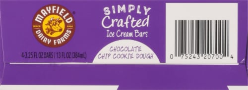 Mayfield Simply Crafted Chocolate Chip Cookie Dough Ice Cream Bars