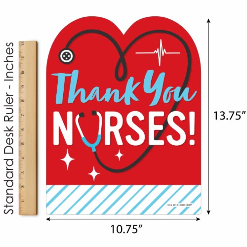 Big Dot Of Happiness Thank You Nurses Outdoor Lawn Nurse Appreciation