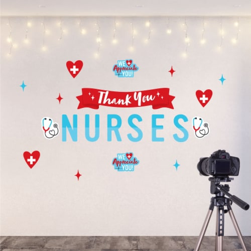 Big Dot Of Happiness Thank You Nurses Peel Stick Appreciation Week