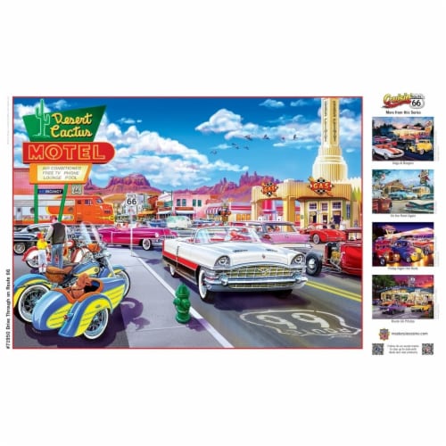 Masterpieces Cruisin Route 66 Drive Through On Route 66 1000 Piece