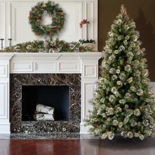 National Tree Company Ft Wintry Pine R Medium Tree With Clear