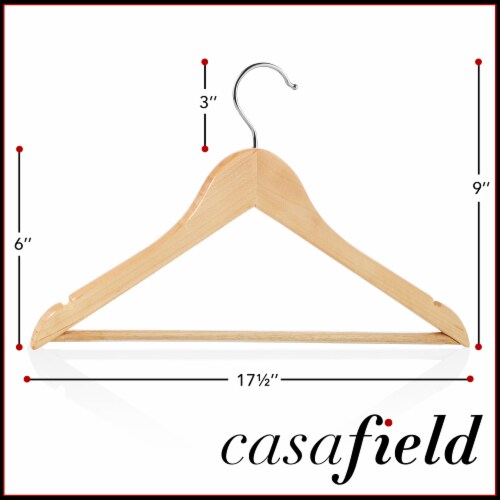 Wooden Suit Hangers Natural By Casafield X Kroger