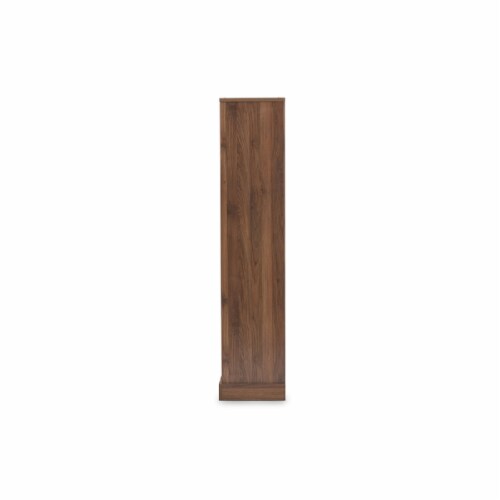 Baxton Studio Burnwood Modern And Contemporary Walnut Brown Finished